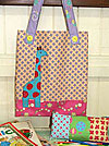 Gemma Giraffe Library Bag and Pencil Case Pattern