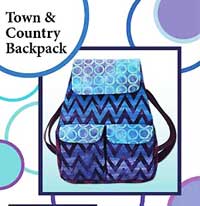 Town and Country Backpack Pattern