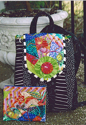 Crazy Patch Backpack and Purse Pattern