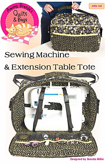 Sewing Machine and Extension Table Tote Pattern - Click Image to Close