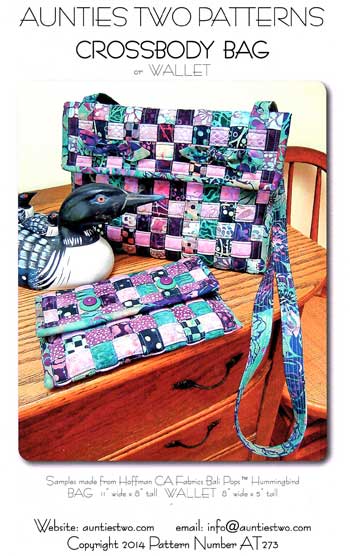 Crossbody Bag and Wallet Pattern - Click Image to Close