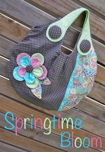 Springtime Bloom Bag Pattern * - Click Image to Close