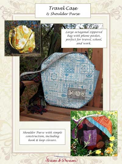 Travel Case and Shoulder Purse Pattern - Click Image to Close