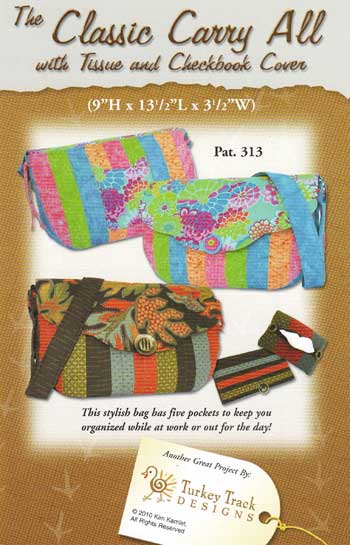 The Classic Carry All with Tissue and Checkbook Cover Pattern - Click Image to Close