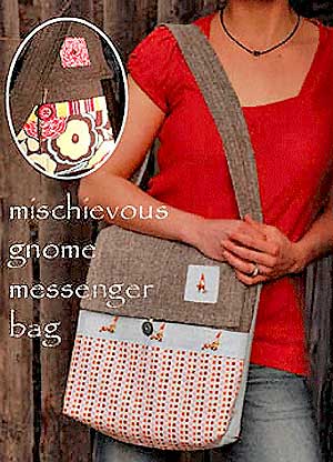 Mischievous Gnome Messenger Bag Pattern * - Click Image to Close