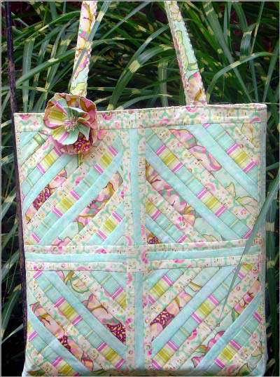 Squared Away Quilted Tote Pattern - Click Image to Close