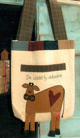 Udderly Adorable Cow Bag Pattern - Click Image to Close