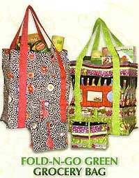 Fold-N-Go Green Grocery Bag Pattern