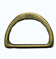 1" D-Ring - Antique Brass