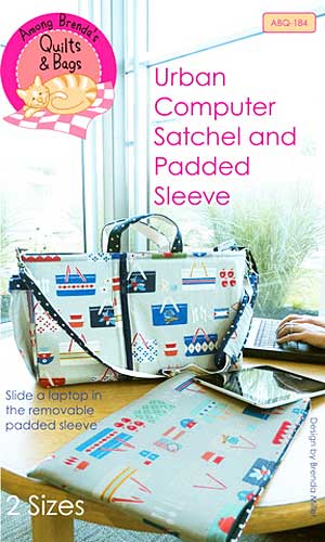 Urban Computer Satchel and Padded Sleeve Pattern - Click Image to Close
