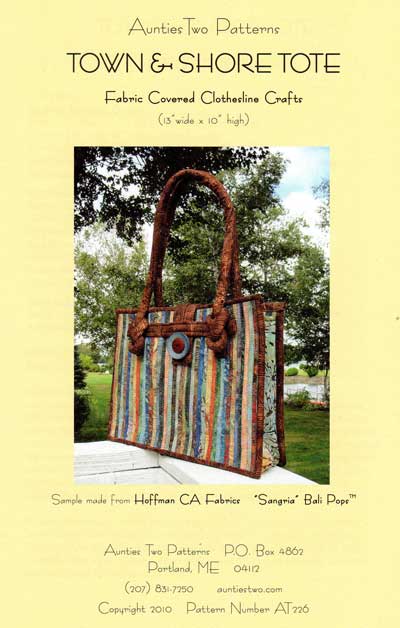 Town and Shore Tote Pattern - Click Image to Close