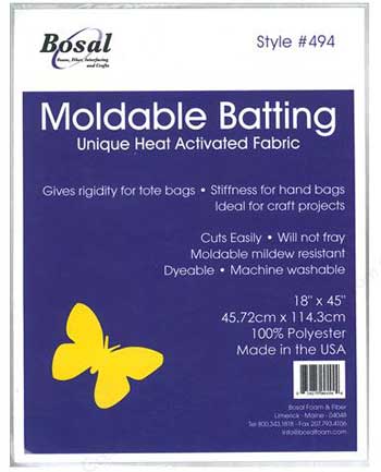 Bosal 494-18 Moldable Batting 18" x 45" - Click Image to Close