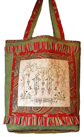 Cottage Blessings Tote Bag - Click Image to Close
