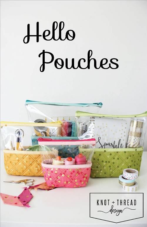 Hello Pouches Pattern - Click Image to Close