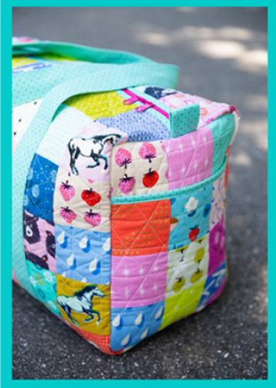 Patchwork Duffle Pattern - Click Image to Close