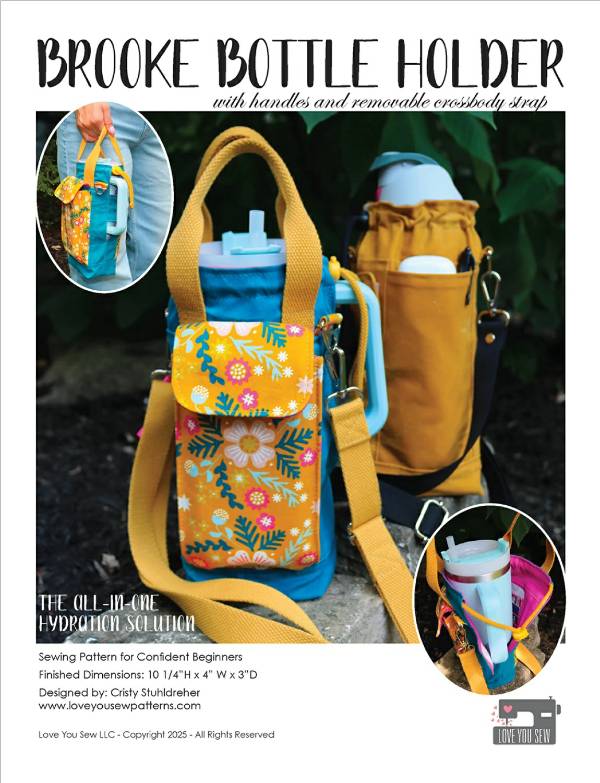Brooke Bottle Holder Bag Pattern * - Click Image to Close