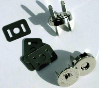 3/4" Magnetic Snaps - Nickel - Click Image to Close