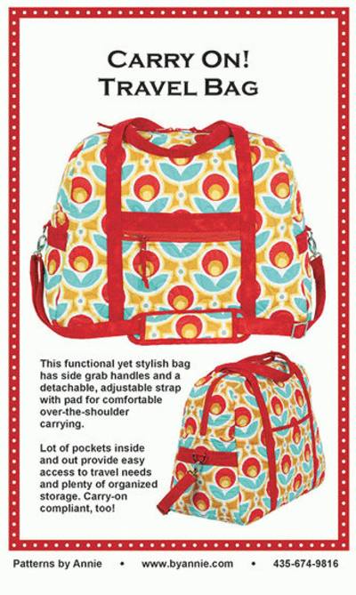 Carry On! Travel Bag Pattern - Click Image to Close