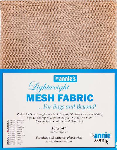 Lightweight MESH Fabric - Natural - Click Image to Close