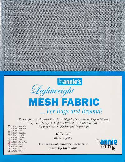 Lightweight MESH Fabric - PEWTER - Click Image to Close