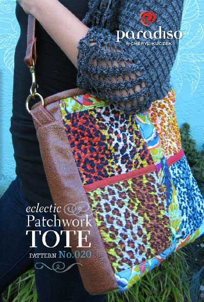 Eclectic Patchwork Tote Pattern - Click Image to Close