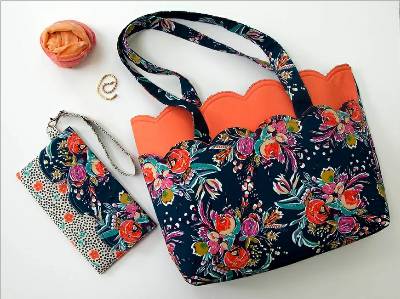 Scalloped Bags Pattern * - Click Image to Close