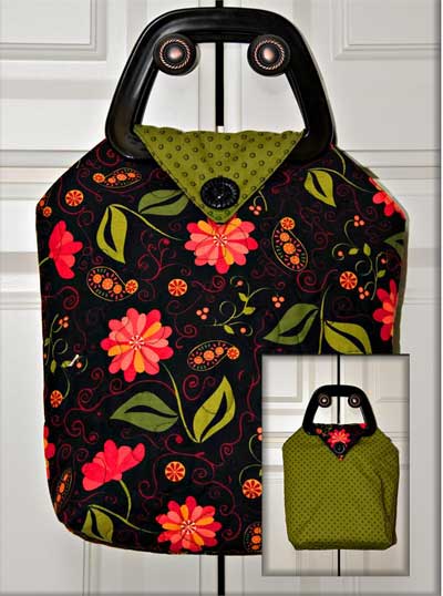 Button-Down Reversible Bag Pattern - Click Image to Close