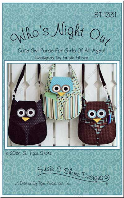 Who's Night Out Bag Pattern * - Click Image to Close