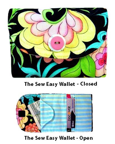 The Sew Easy Wallet Pattern * - Click Image to Close