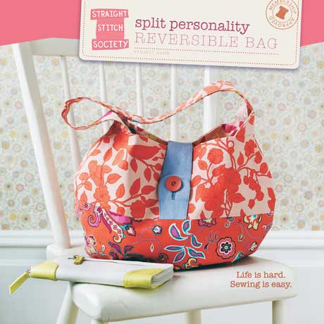 Split Personality Reversible Bag Pattern * - Click Image to Close