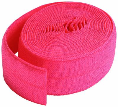 Fold-over Elastic - 3/4" x 2 yds - LIPSTICK - Click Image to Close
