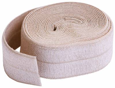 Fold-over Elastic - 3/4" x 2 yds - NATURAL - Click Image to Close