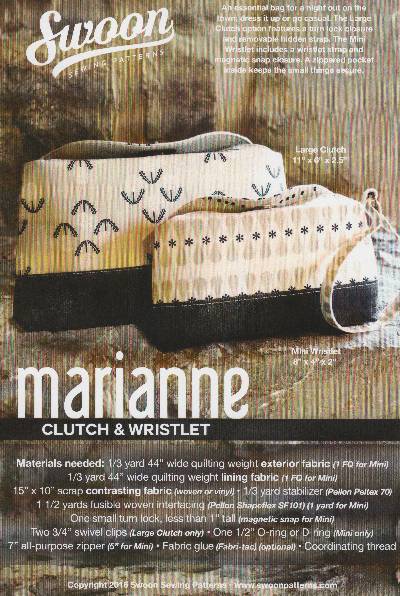 Marianne Clutch & Wristlet Pattern * - Click Image to Close