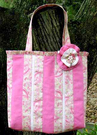 Flower Pin Carry Bag Pattern - Click Image to Close