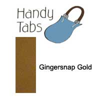 Handy Tabs in Gingersnap Gold