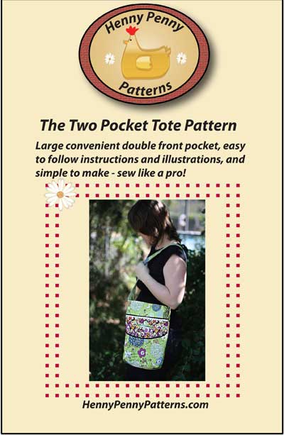 Two Pocket Tote by Henny Penny Patterns